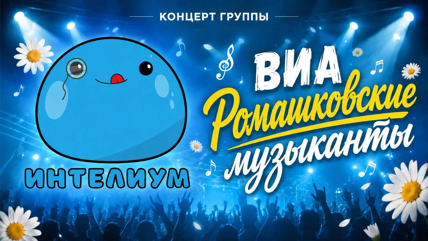 Билет на концерт группы ВИА Ромашковские музыканты — фото 1